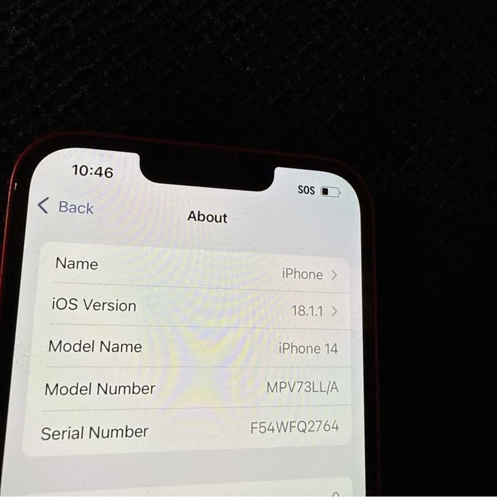 Apple iPhone 14 Red, Locked (T-mobile), 128GB,  Renewed